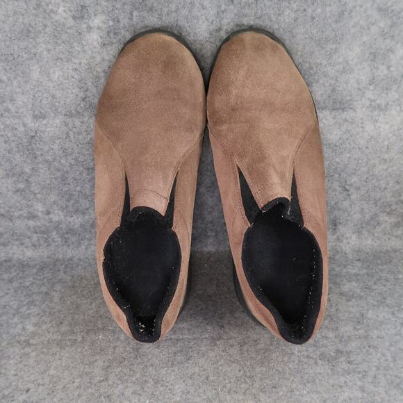 Big 5 Shoes Mens 11 Slip On Casual Moc Leather Brown Clog Astoria II Comfort - Picture 7 of 14